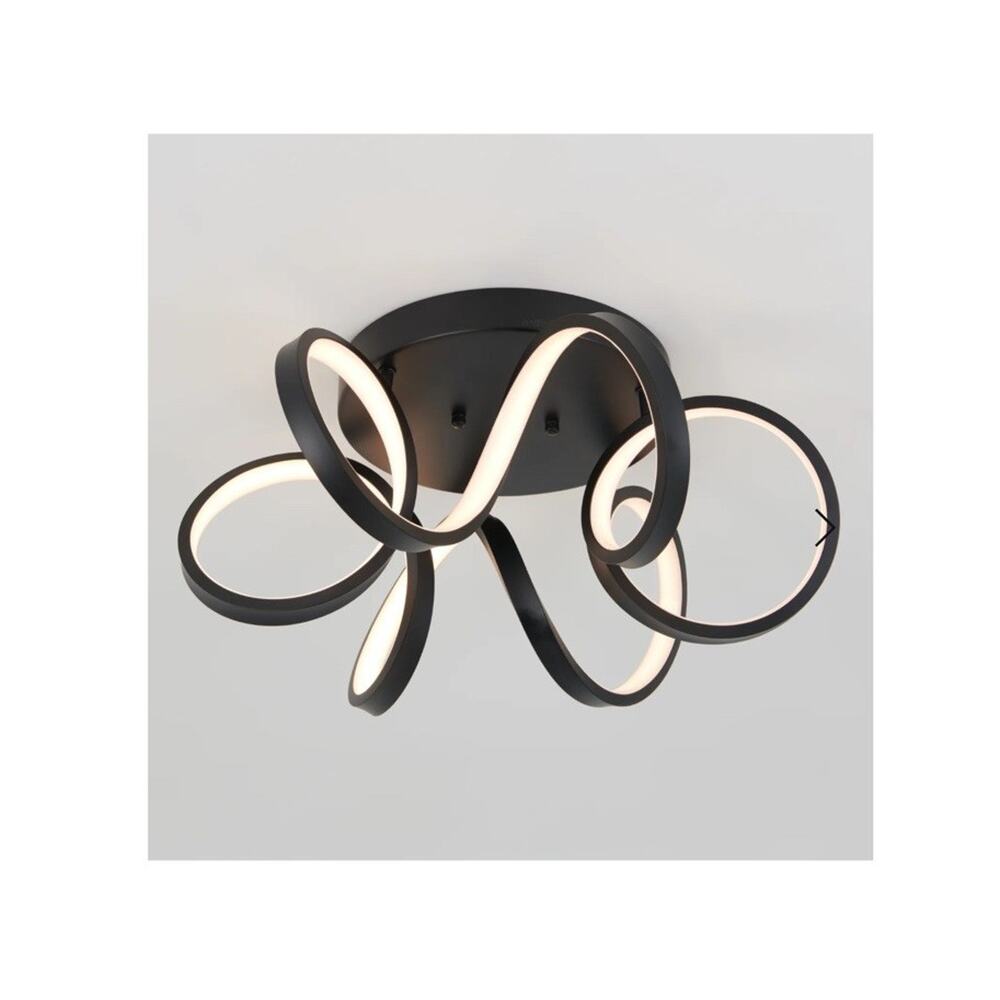 Swirl Ribbon Flush Mount Light LED Ceiling Light Modern Chandelier Lamp Fixture